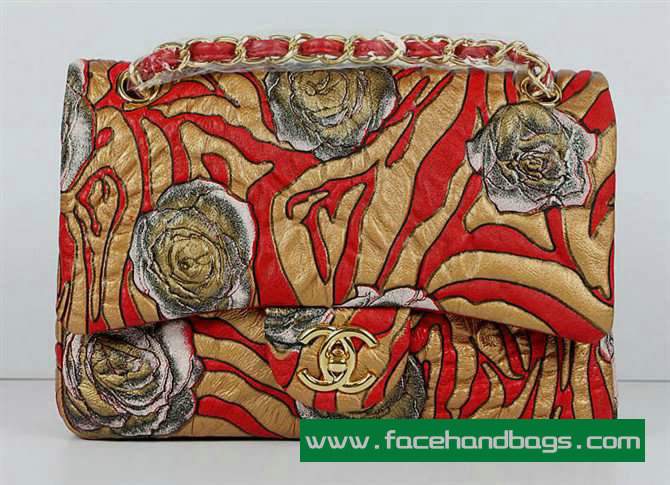 Chanel 2.55 Rose Handbag 50135 Gold Hardware-Gray Gold